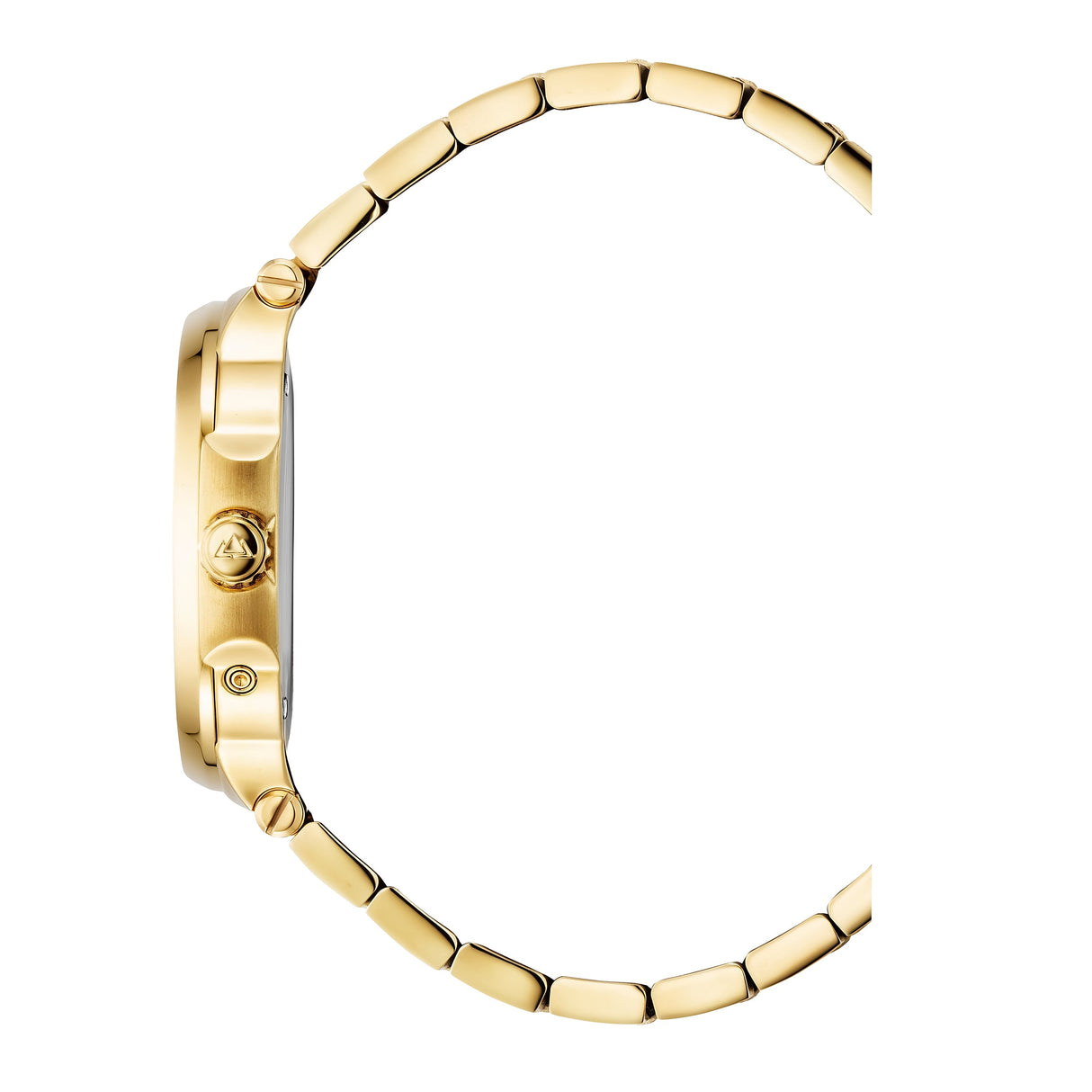 Christophe Duchamp L'envie Moonphase - Black Dial with Gold Stainless Steel Strap