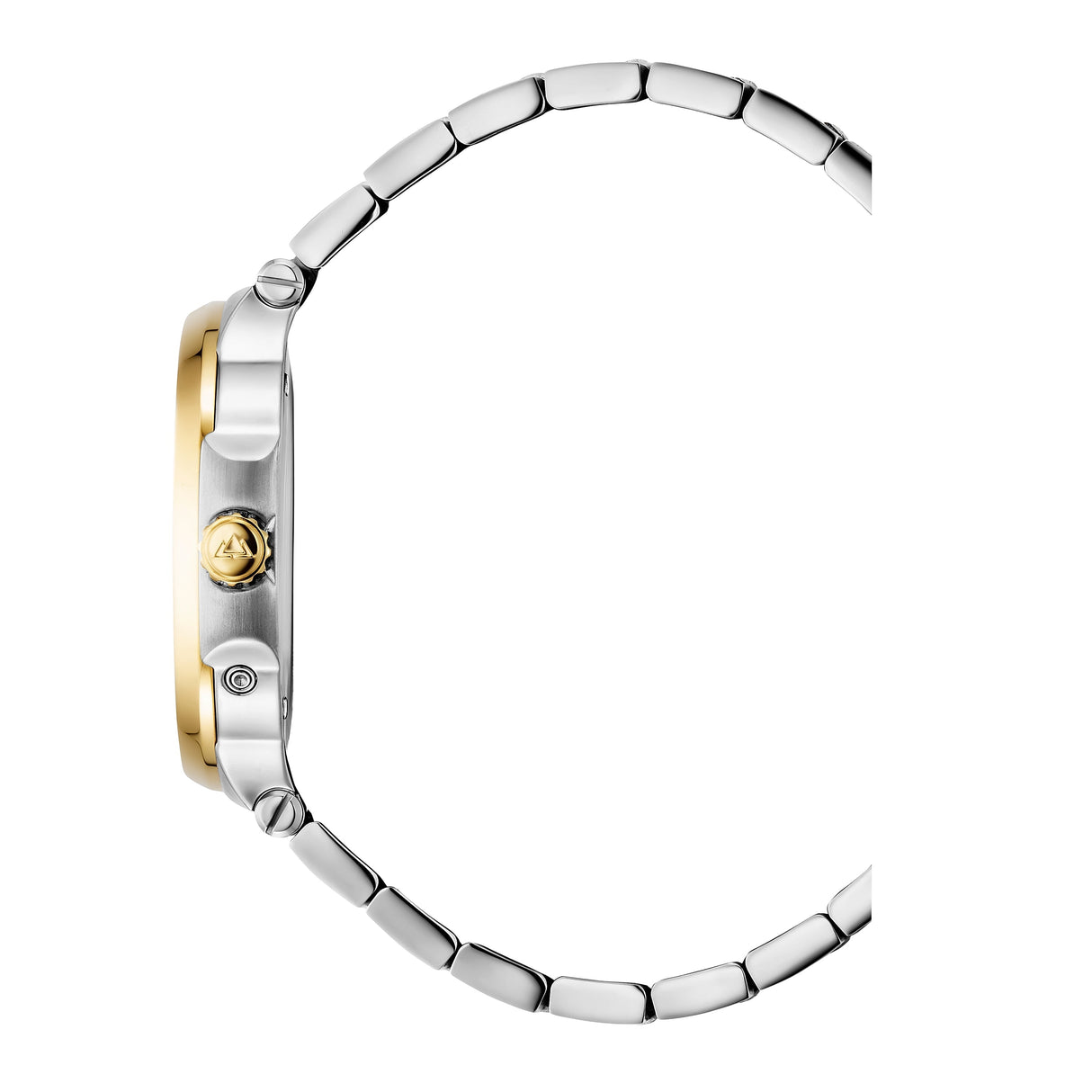 Christophe Duchamp L'envie Moonphase - Black Dial with Gold & Silver Stainless Steel Strap
