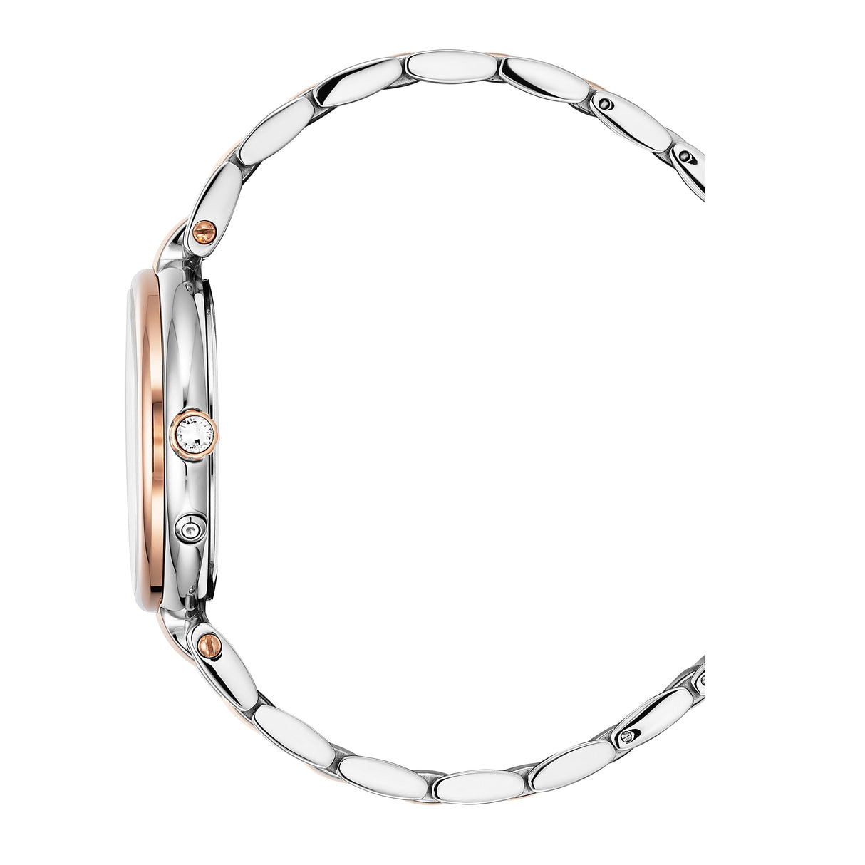 Christophe Duchamp Etoile - Blue Dial with Rose Gold & Silver Stainless Steel Strap