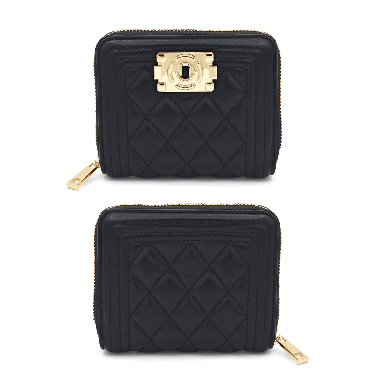 MONTAIGNE - Wallet - Card Holder - BLACK