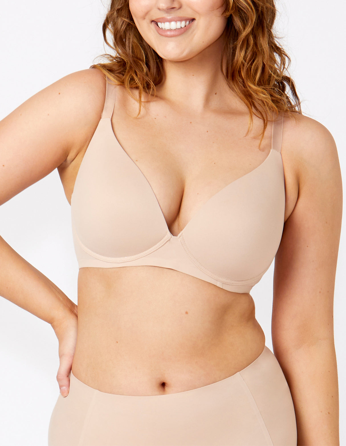 Ambra Dream Plunge Bra - Praline