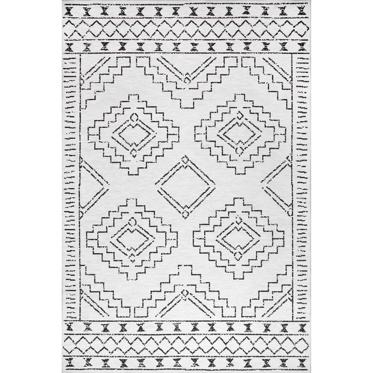 Kindred Leeroy White Rug