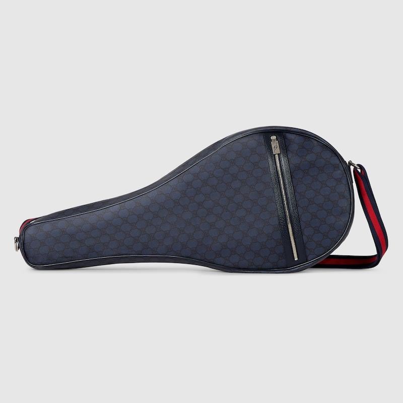 Gucci GG Supreme Monogram Tennis Racket Case - Blue