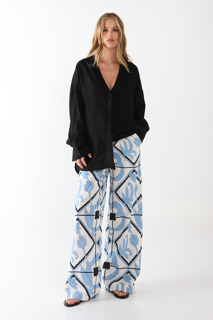 Lost In Lunar Women's Ginny Pants - Casablanca