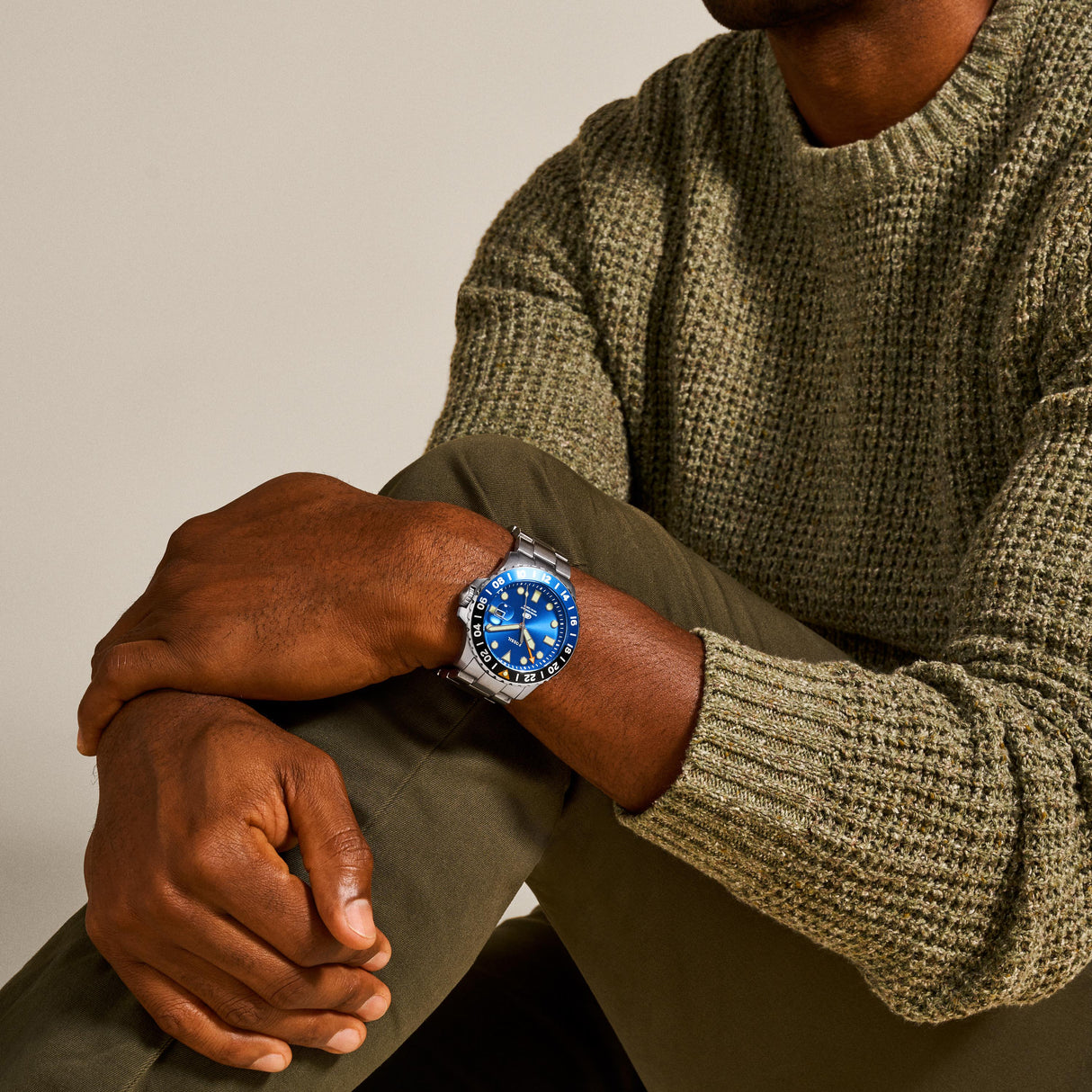 Fossil Fossil Blue Silver Watch