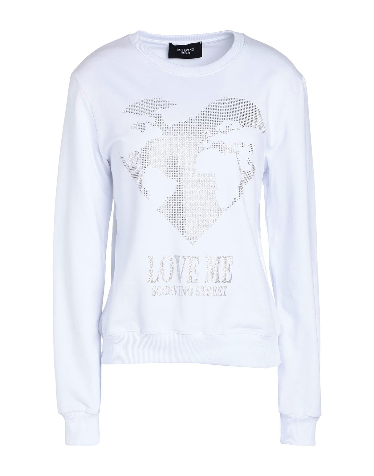Scervino Womens Sweatshirt - White