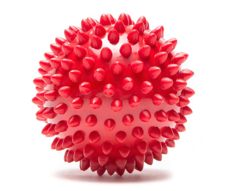 Pvc Hedgehog Fitness Ball Sports Recovery Massage Back Arm Legs Feet Red
