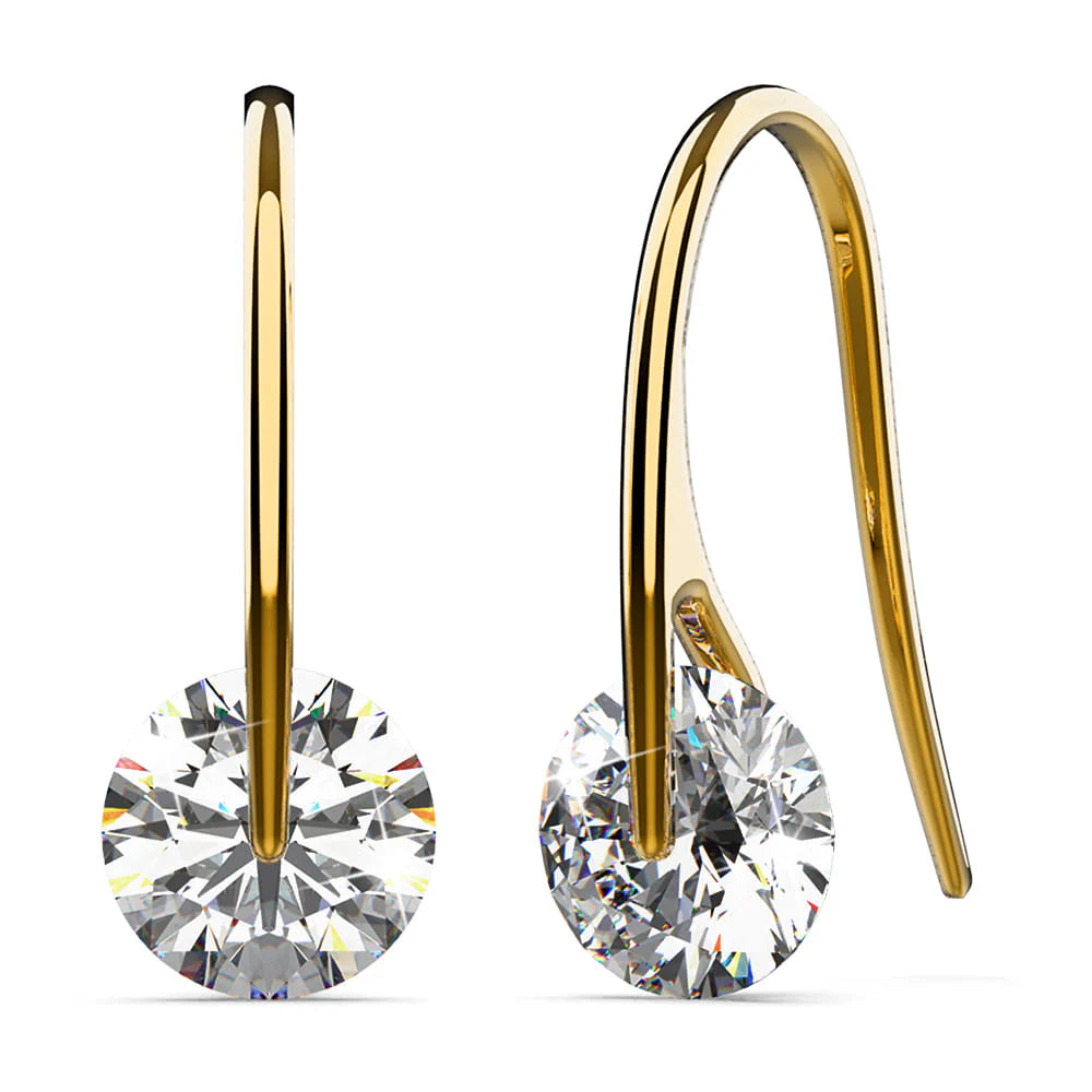 Krystal Couture Crystal Earrings Embellished with Swarovski Crystals