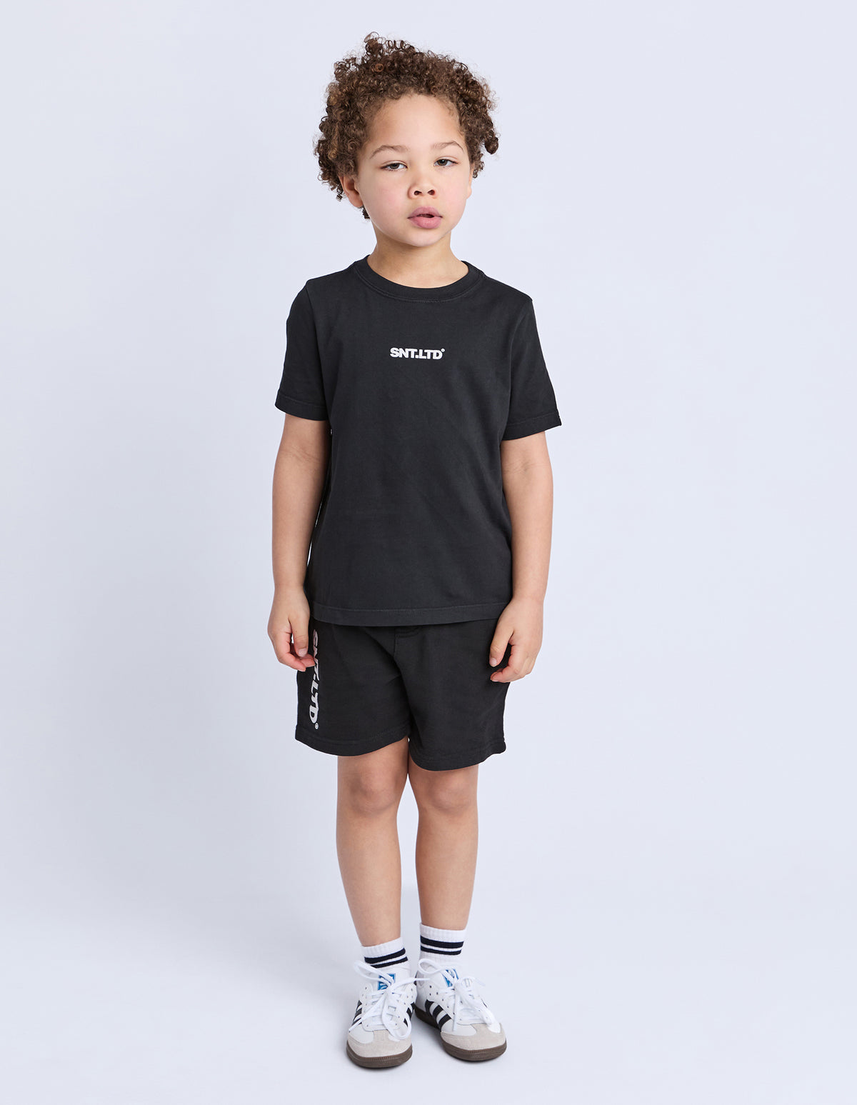 St Goliath Boys Podium Fleece Short - Washed Black