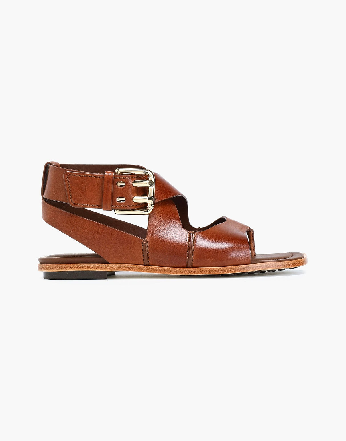 Tod's Womens Flat Sandals - Brown