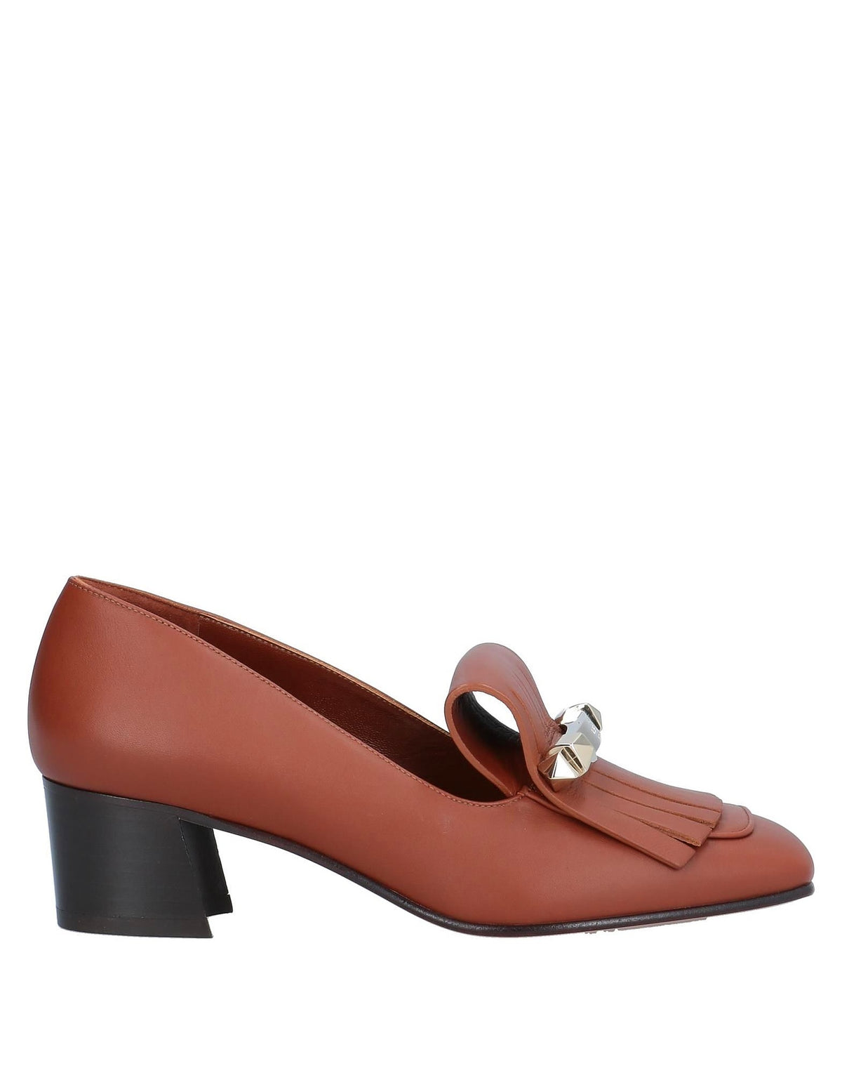 Valentino Garavani Womens Loafers - Brown