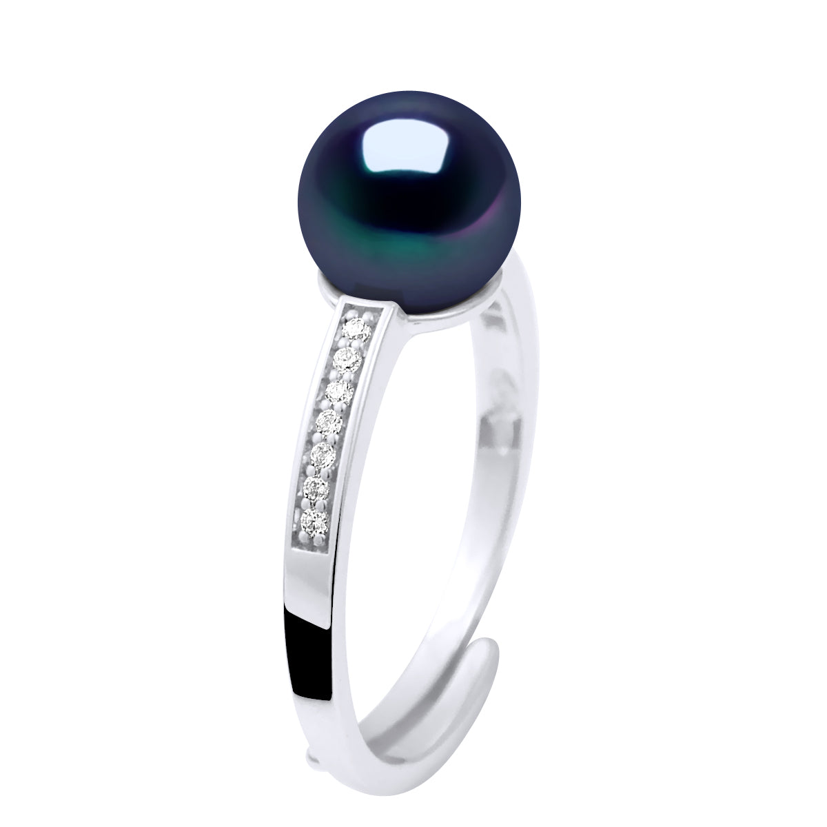 Ring Jewelry - "Black Tahitian Style" - Longueur 18 cm