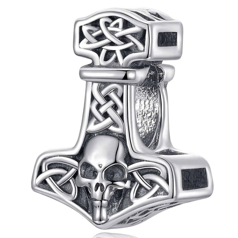 Solid 925 Signature Silver Pirate's Missing Anchor Charm