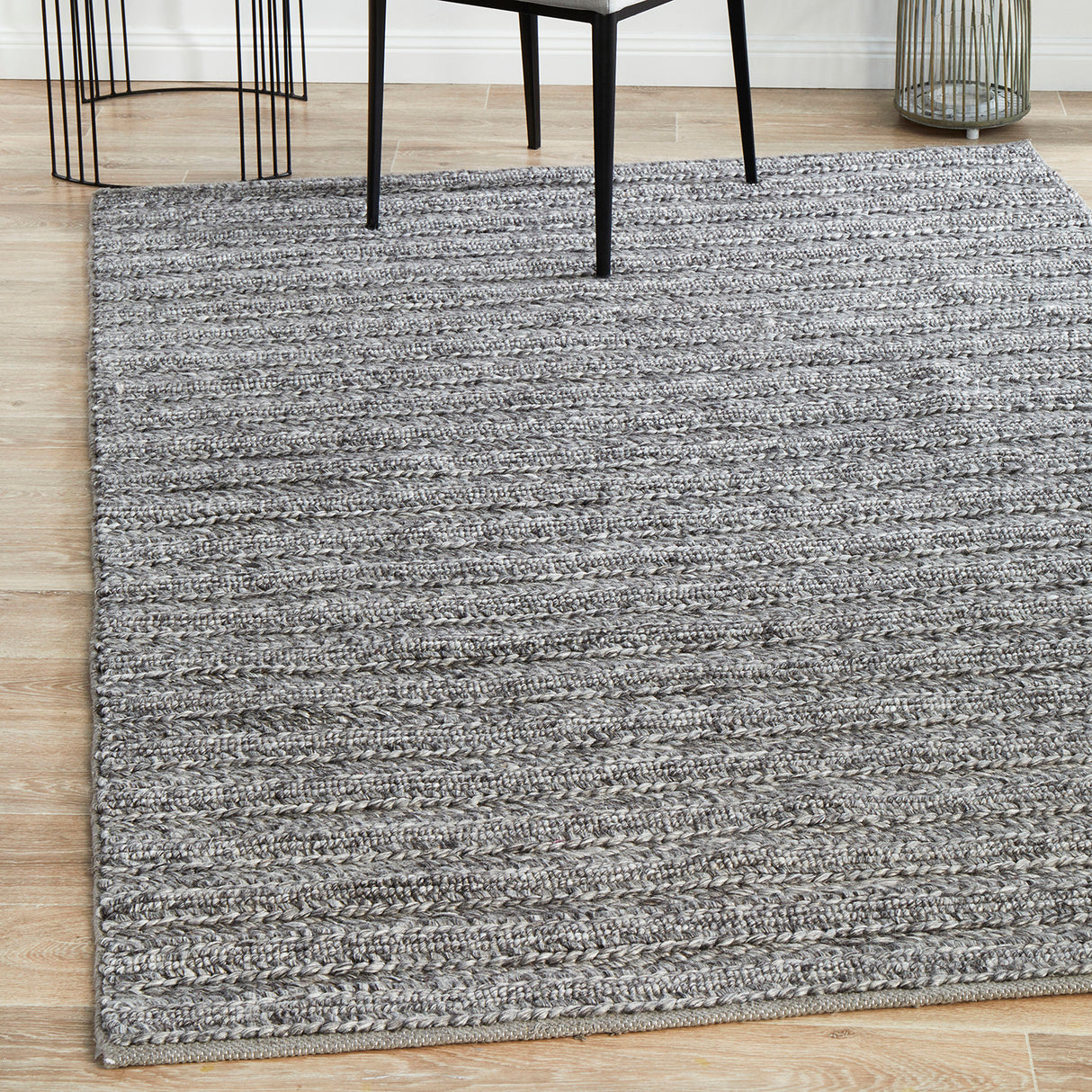 Harvest 801 Steel Rug