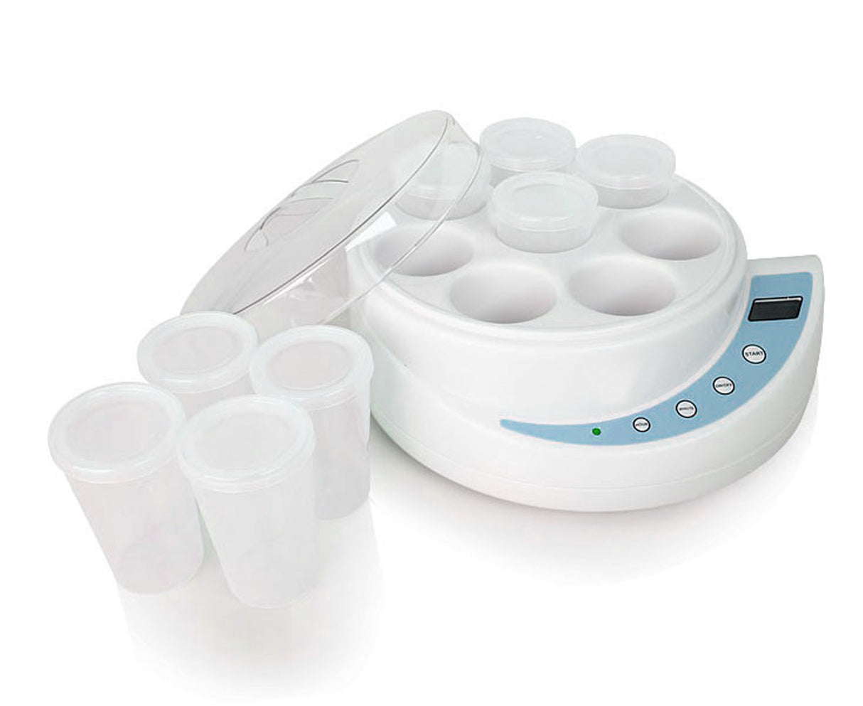 Electric Yoghurt Maker 8 Cup Digital Lcd Temp Timer 150Ml Cup X8 Xj-5K102
