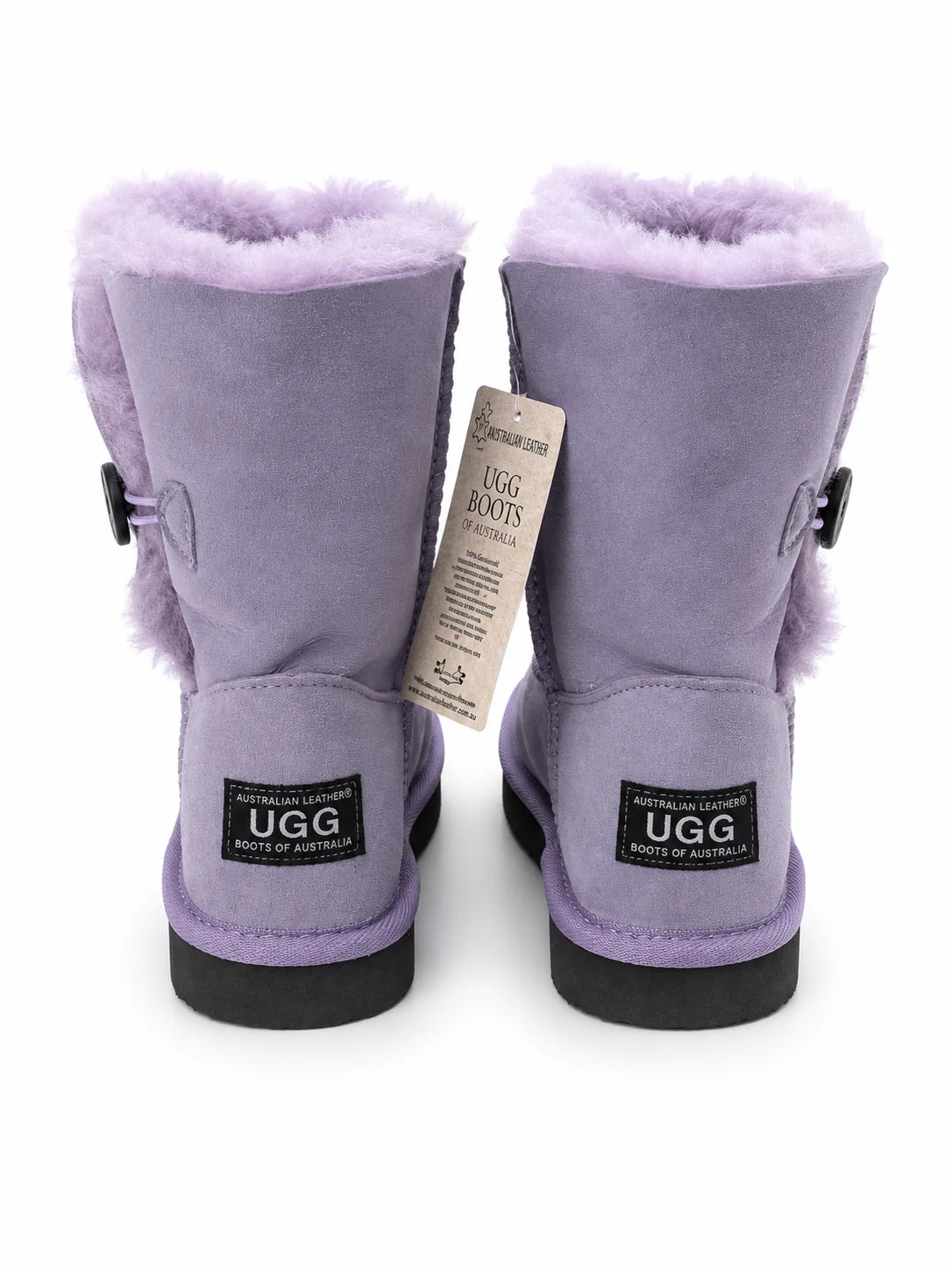 Australian Leather Ugg 1Button Sheepskin - Purple - AU5