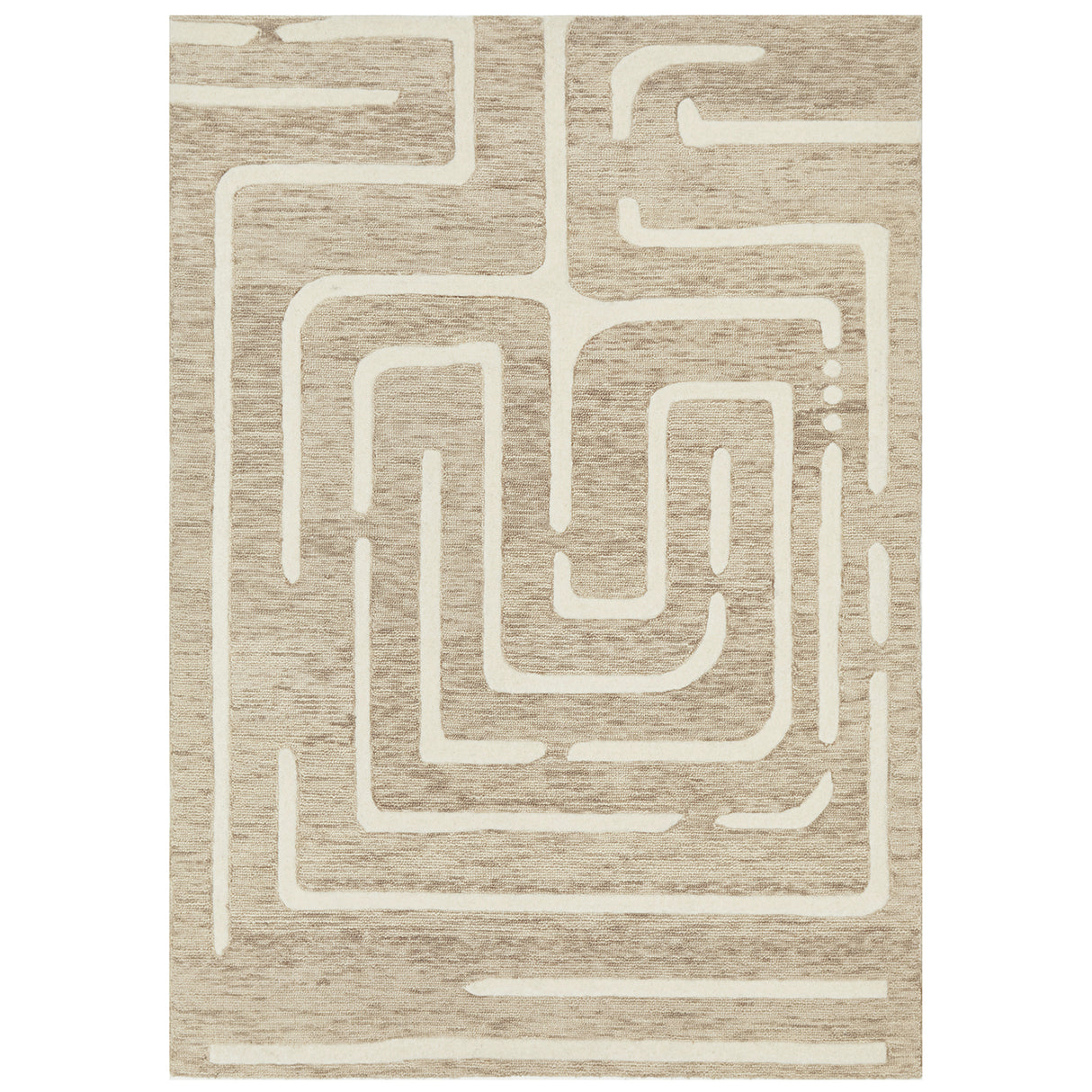 Summit Maze Linen Rug