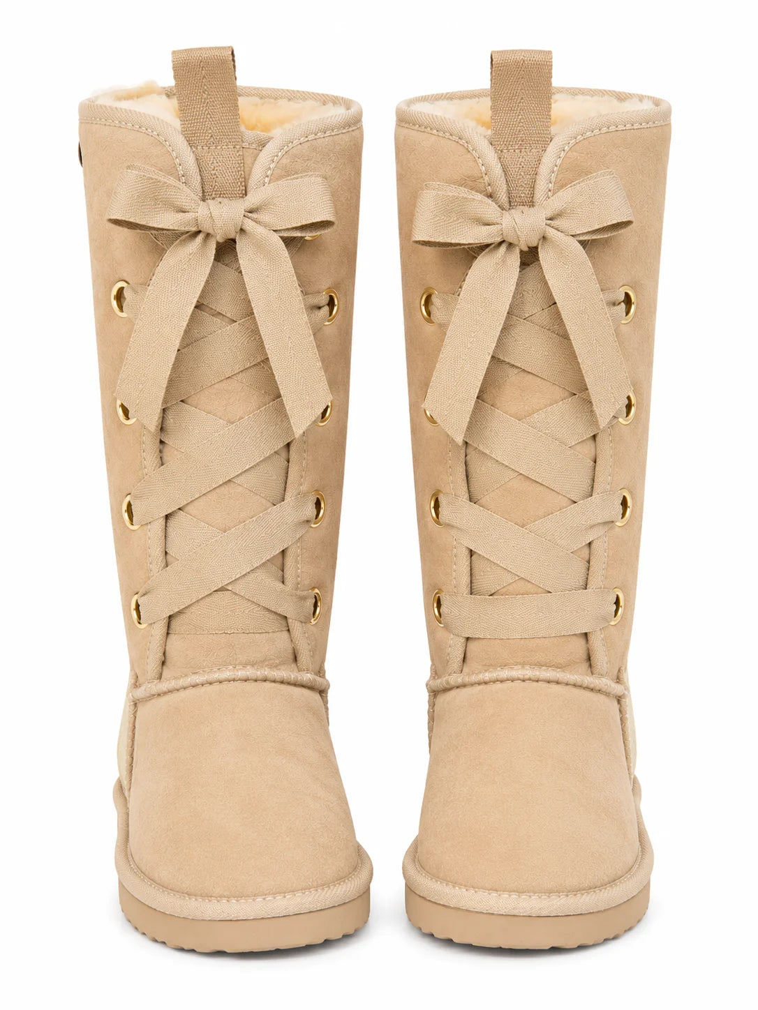 Australian Leather Ugg Classic Tall Corset Lace - Natural - AU4