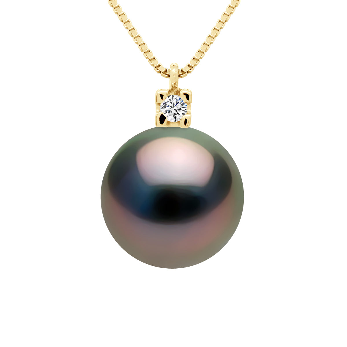 Necklace Jewelry Diamonds 0,03 Cts - Longueur 42 cm