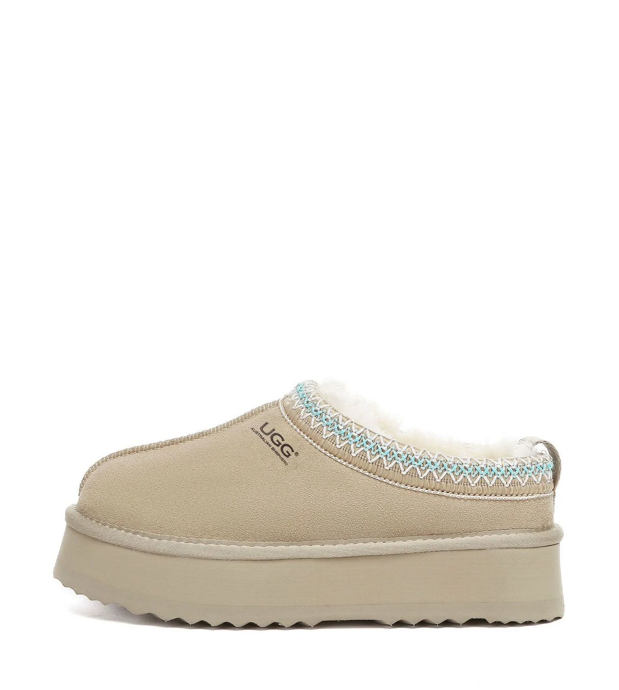 Ventus Cow Suede Platform in Sand