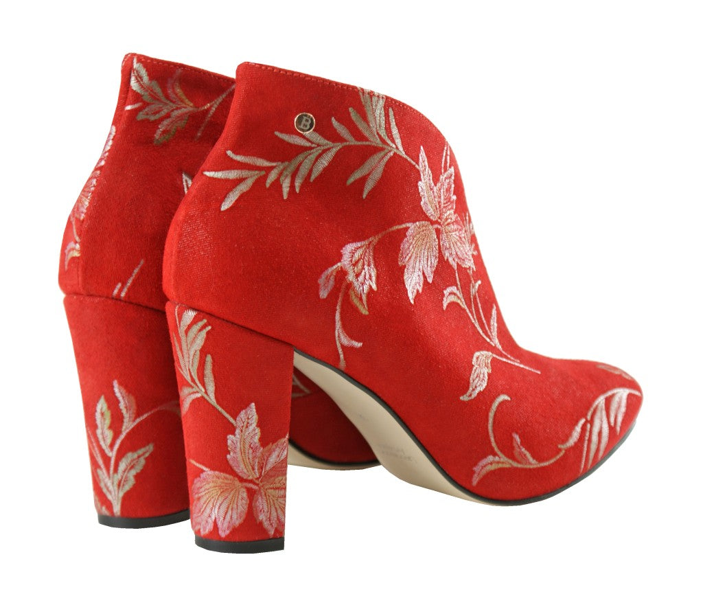 Bosccolo Womens Boots - Leaves Red