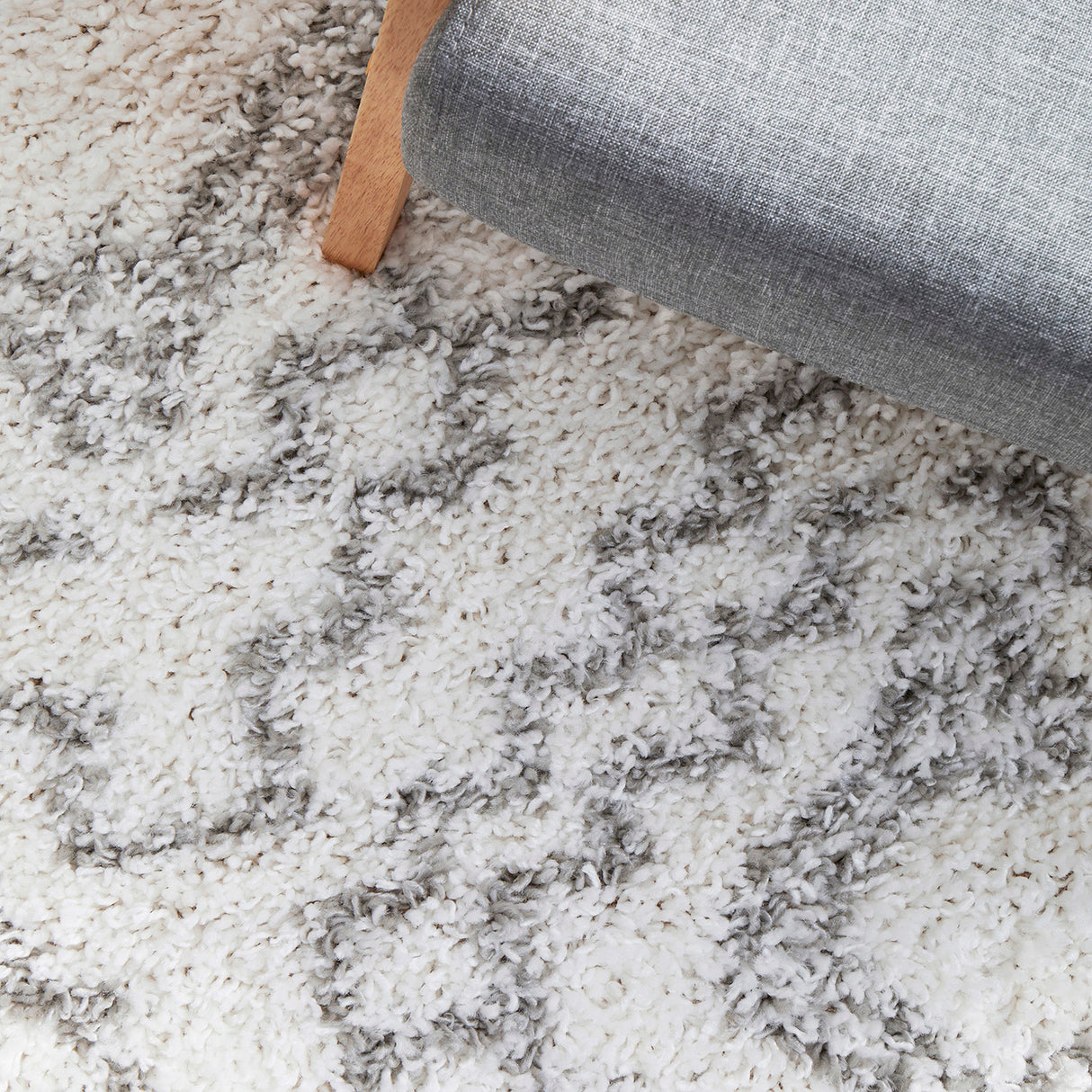 Casablanca Fez White Rug