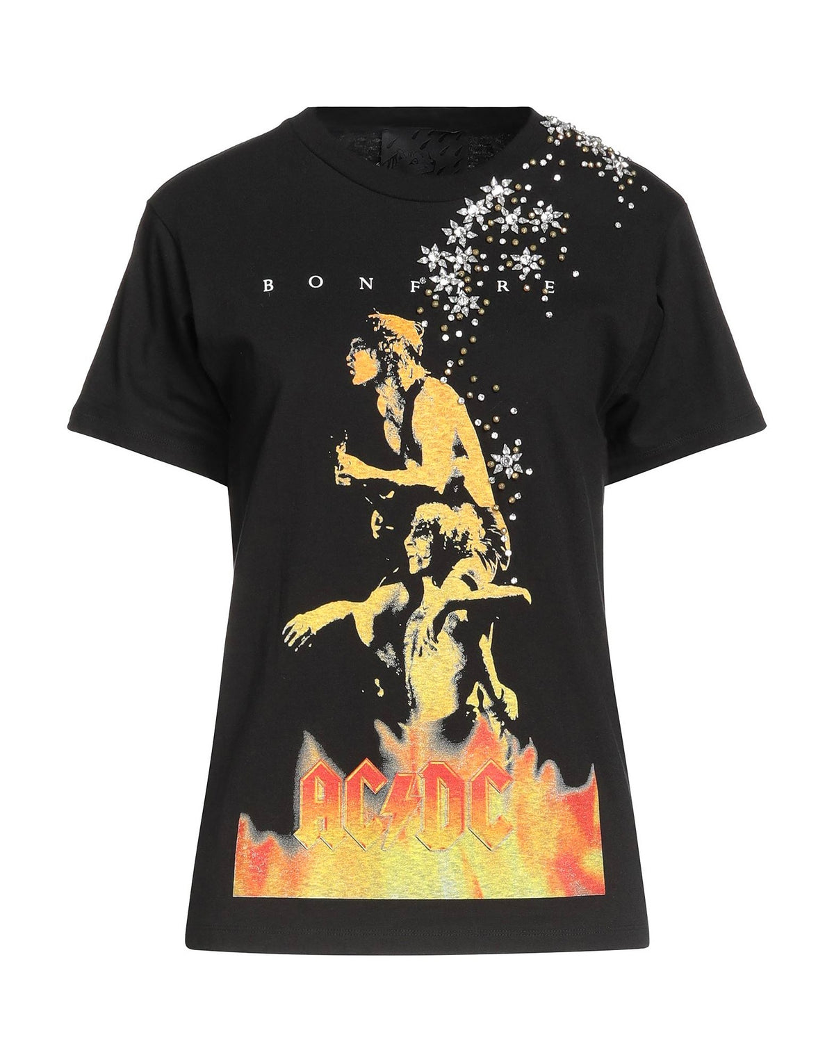 Tiger In The Rain Womens T-shirt - Black