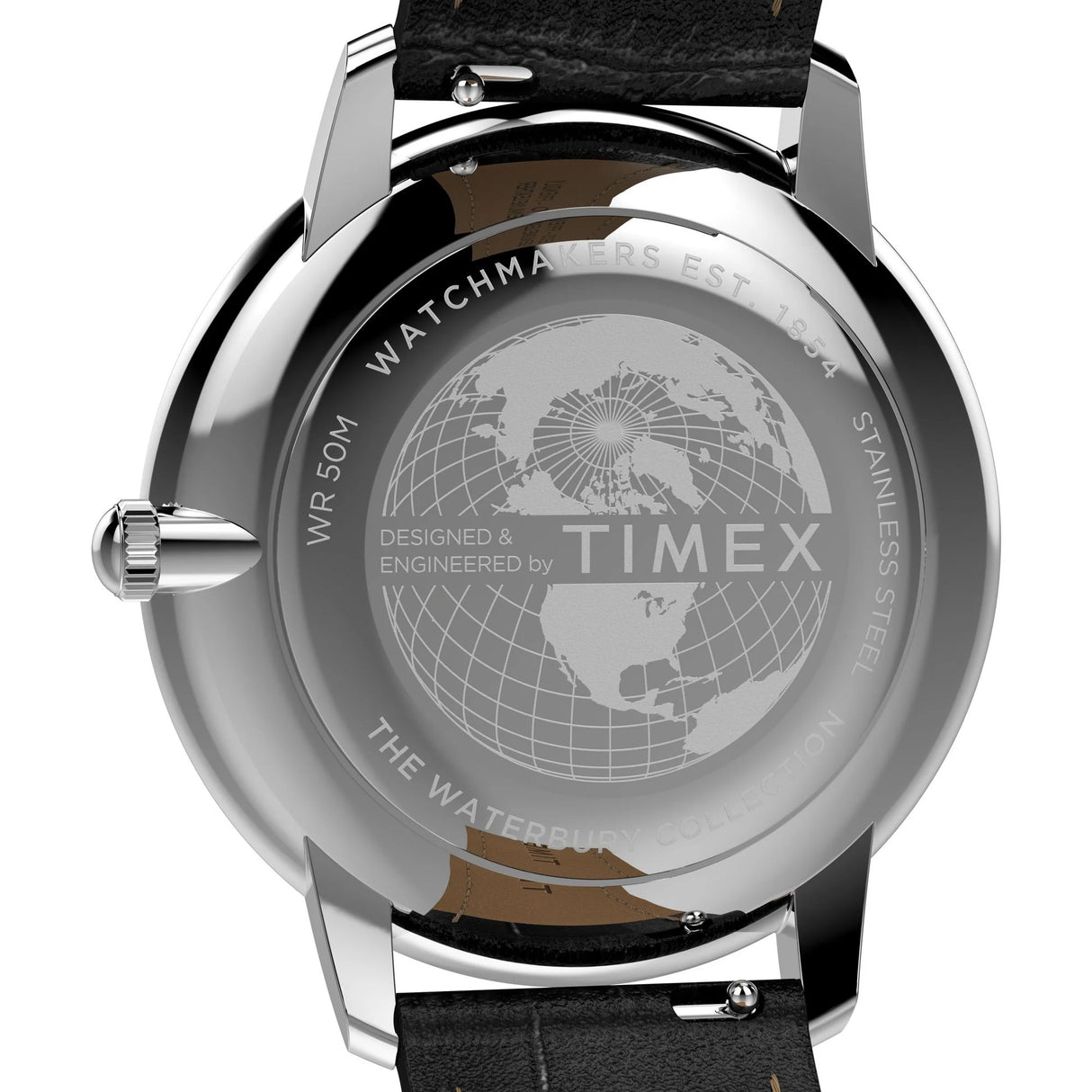 Timex Waterbury Metropolitan Sub-Second 39Mm Leather Strap Watch