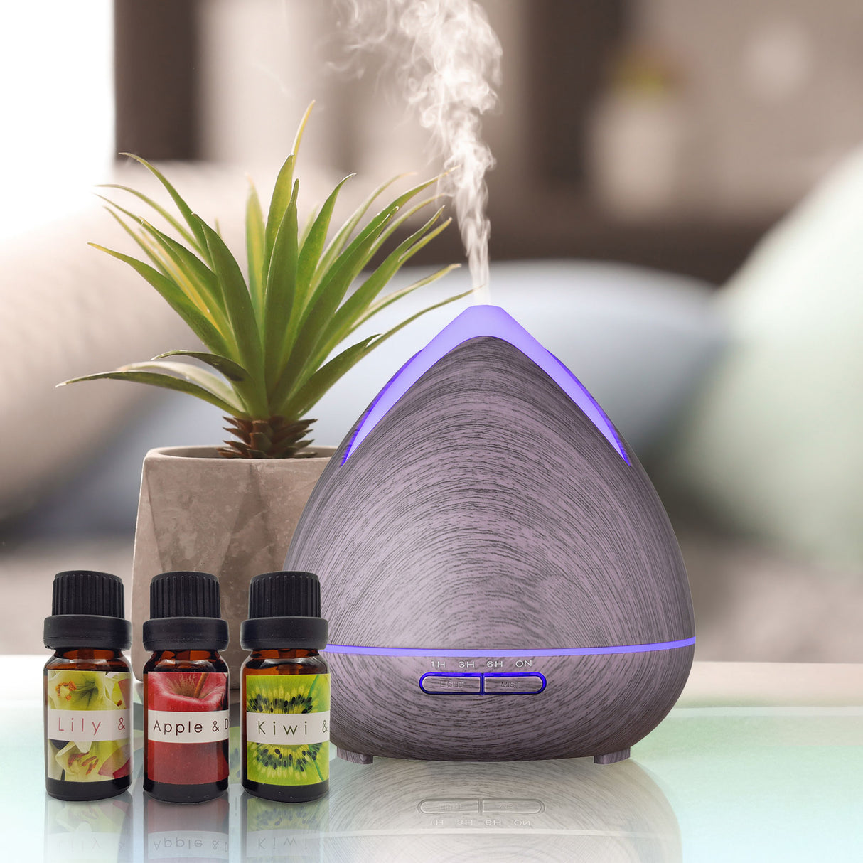 PureSpa Ultrasonic Diffuser- Violet