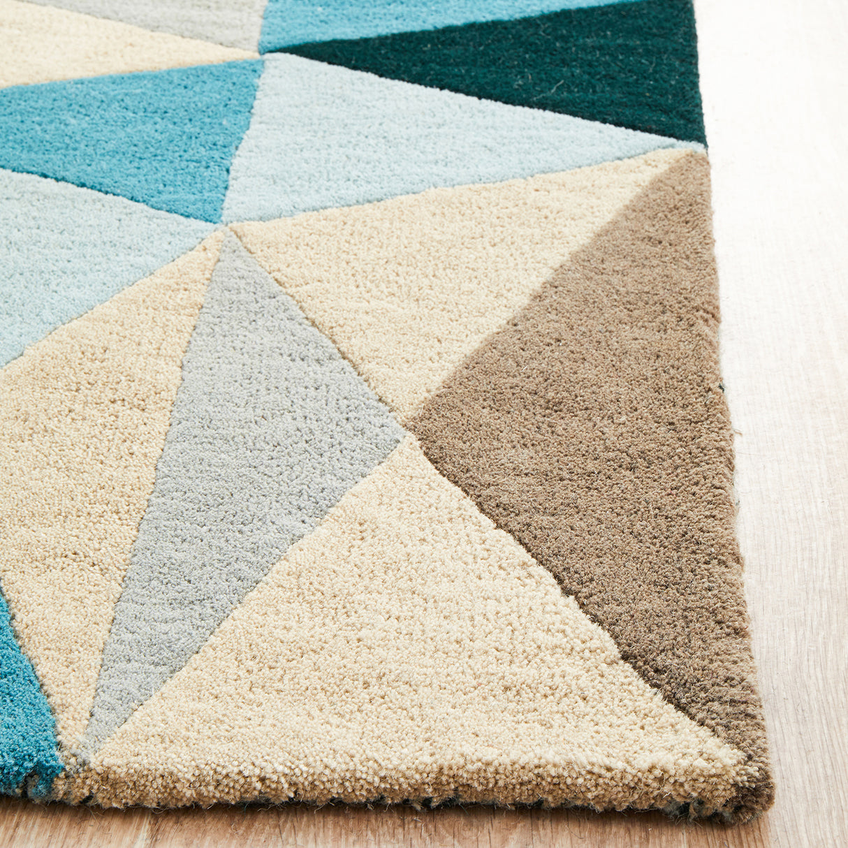 Matrix 901 Turquoise Runner Rug