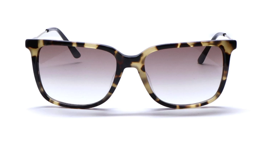CK Women's Modified Rectangle Acetate Sunglasses - Tortoiseshell