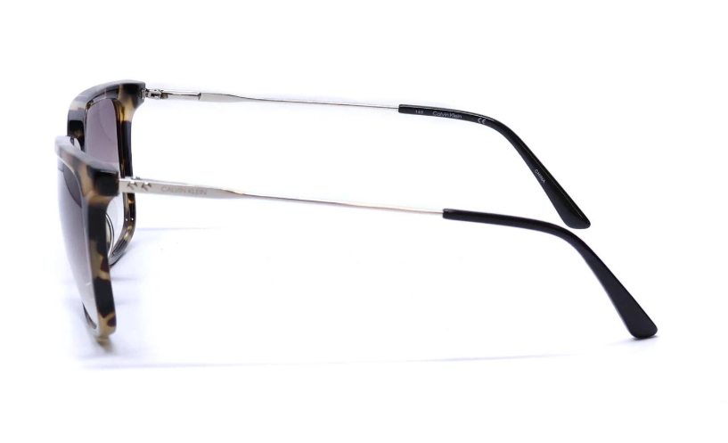 CK Women's Modified Rectangle Acetate Sunglasses - Tortoiseshell