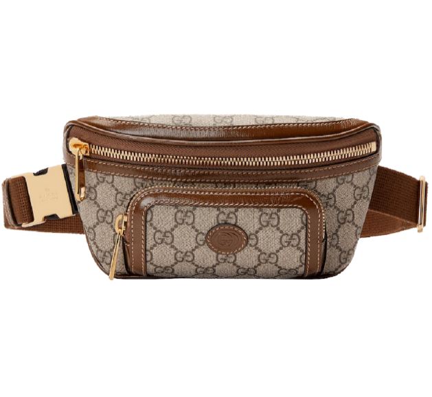 Gucci GG Monogram Belt Bag - Brown