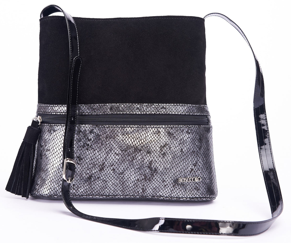 Bosccolo Flat Sack In Black/Silver