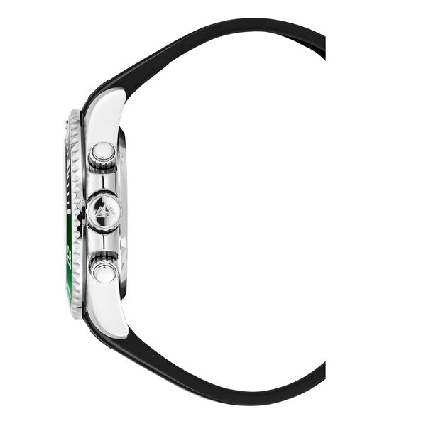Christophe Duchamp Marine chrono Rubber - Black Dial & FKM Rubber Strap