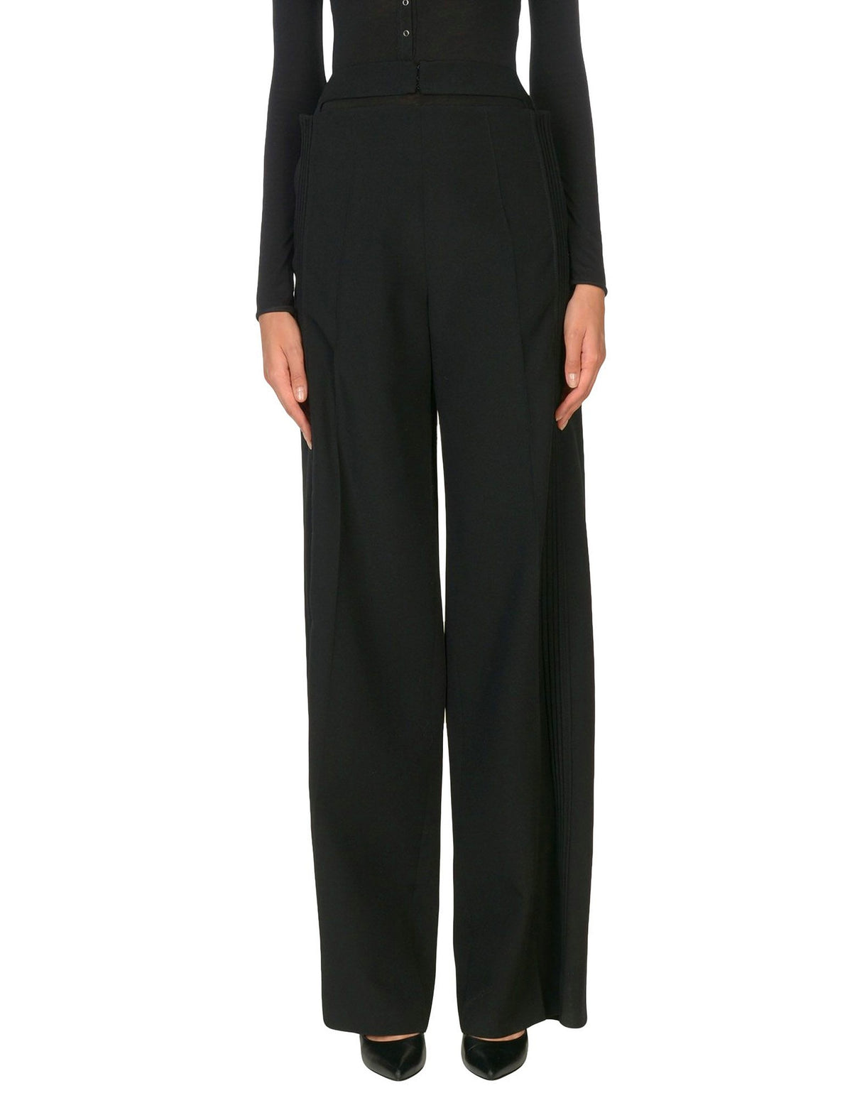 Valentino Garavani Womens Pants - Black