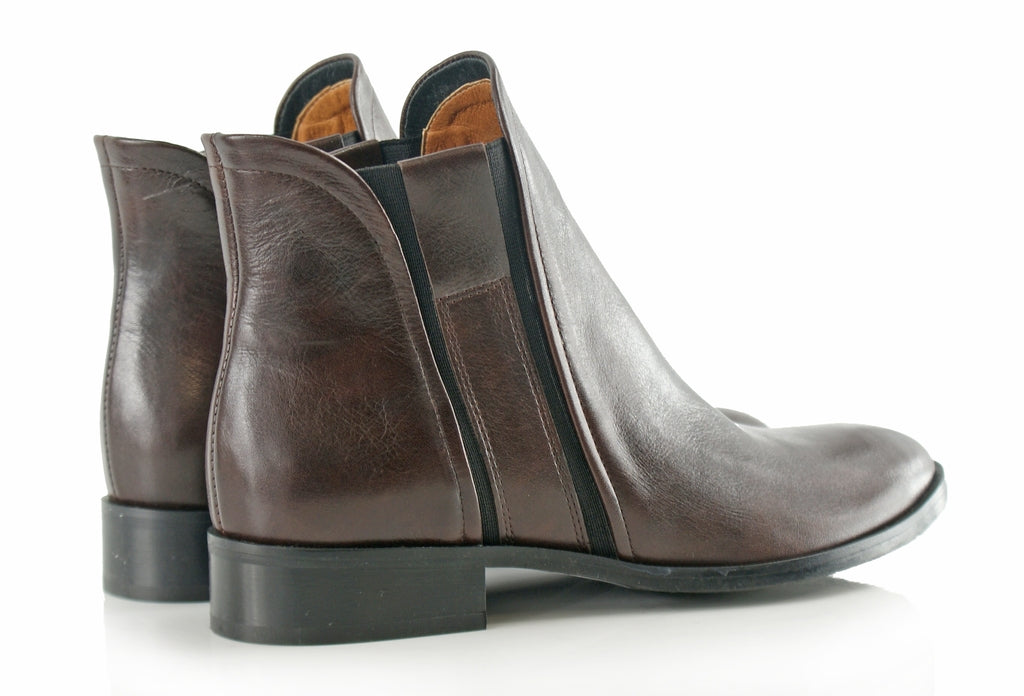 Bosccolo Womens Ankle Boots - Brown