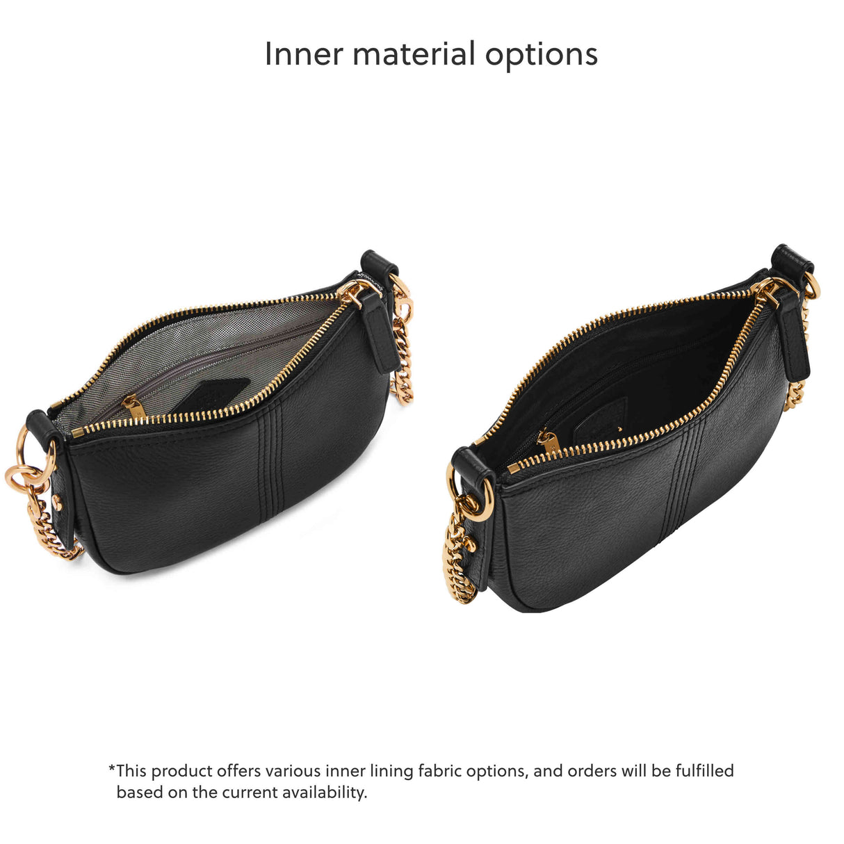 Fossil Jolie Black Mini Crossbody Bag