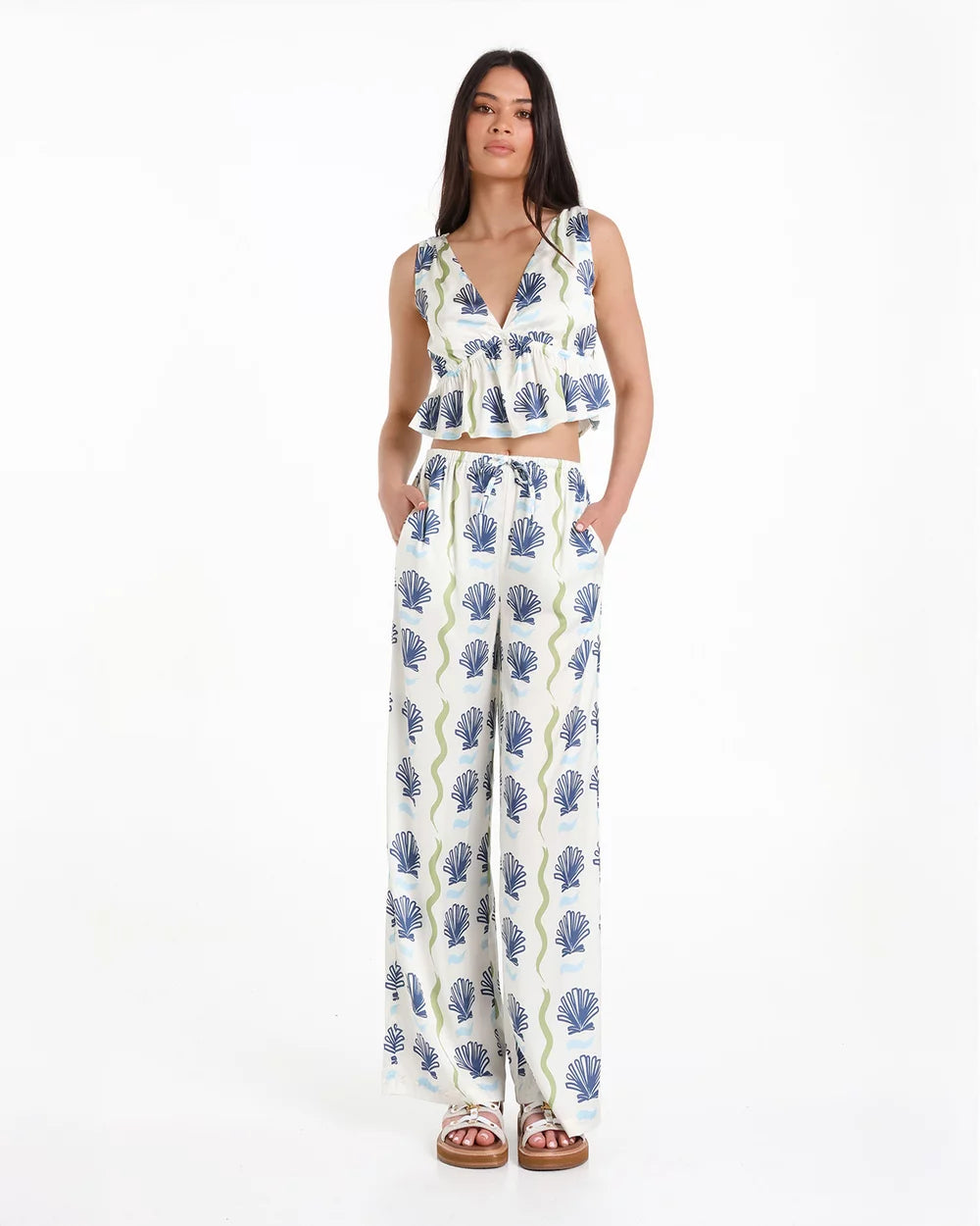 Lost In Lunar Milana Top - Amalfi Print