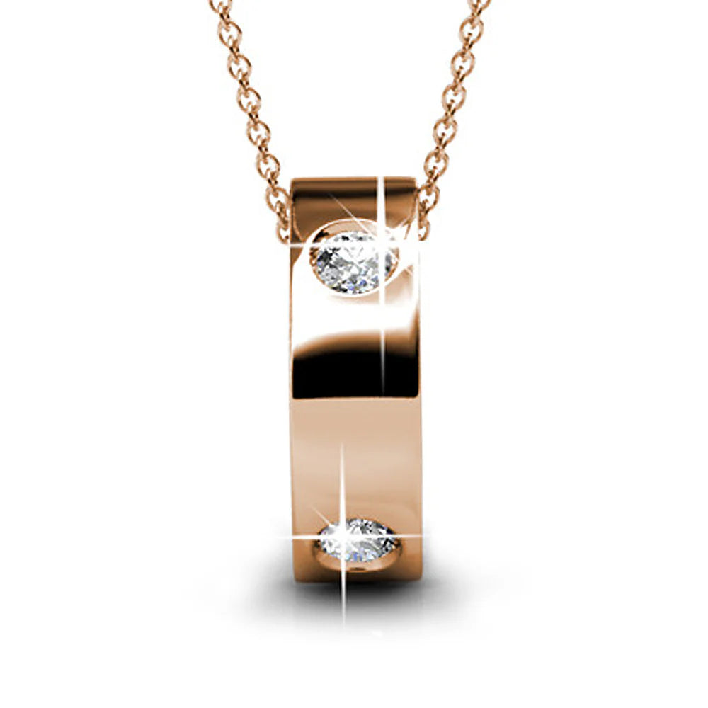 Krystal Couture Ring Pendant Necklace Embellished with SWAROVSKI Crystals