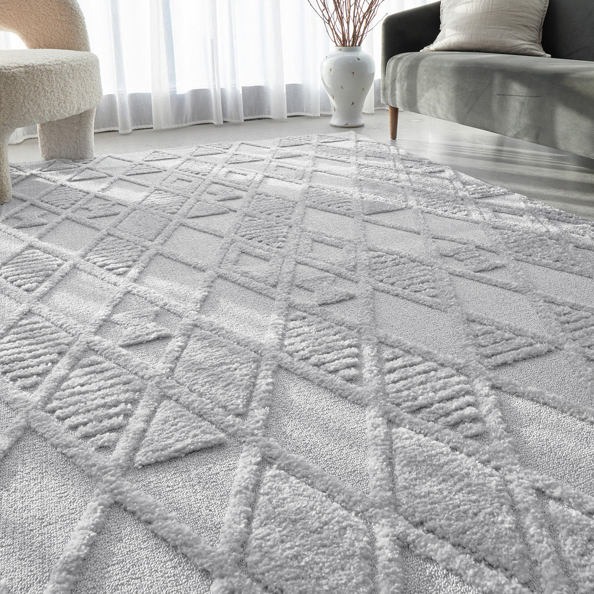 Marigold Lisa Silver Rug
