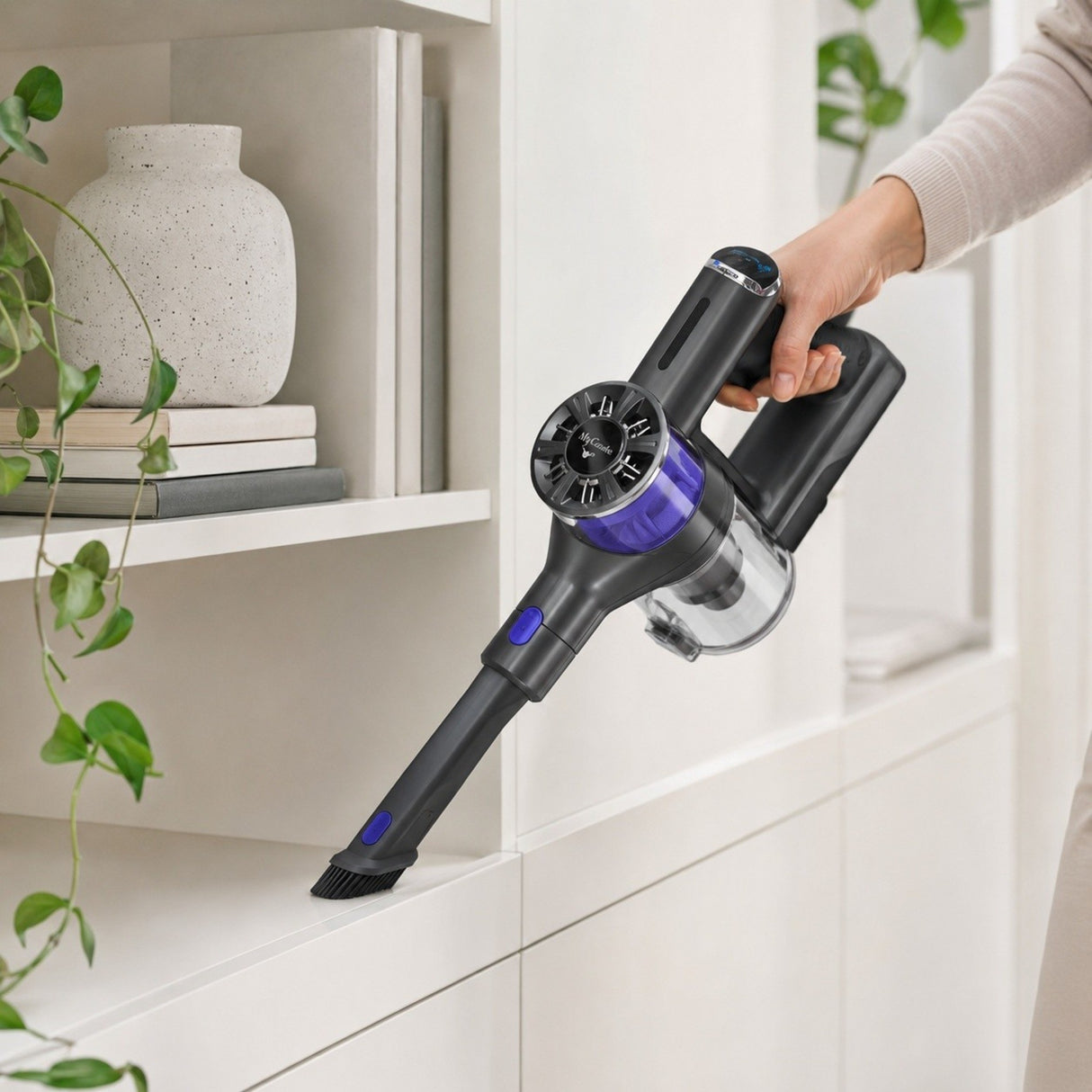 MyGenie H20 PRO Wet Mop 2-IN-1 Cordless Stick Vacuum - Blue