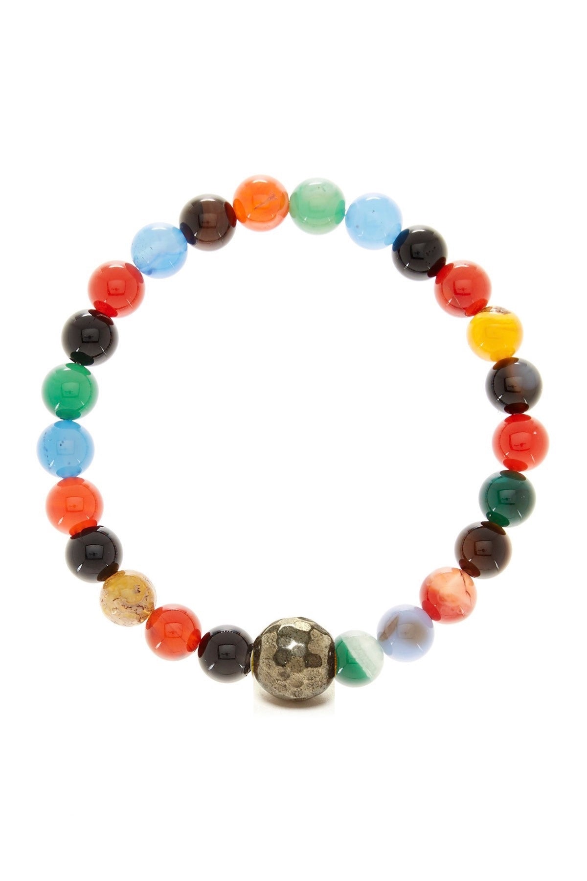 Stephen Oliver Multi Color Gemstone Pop Of Color Bracelet