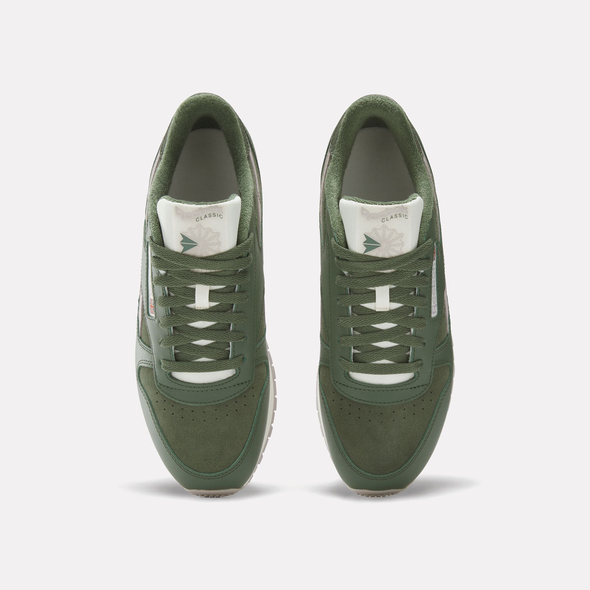 Reebok Unisex Adults Classic Leather Green/Green/Hazy Grey
