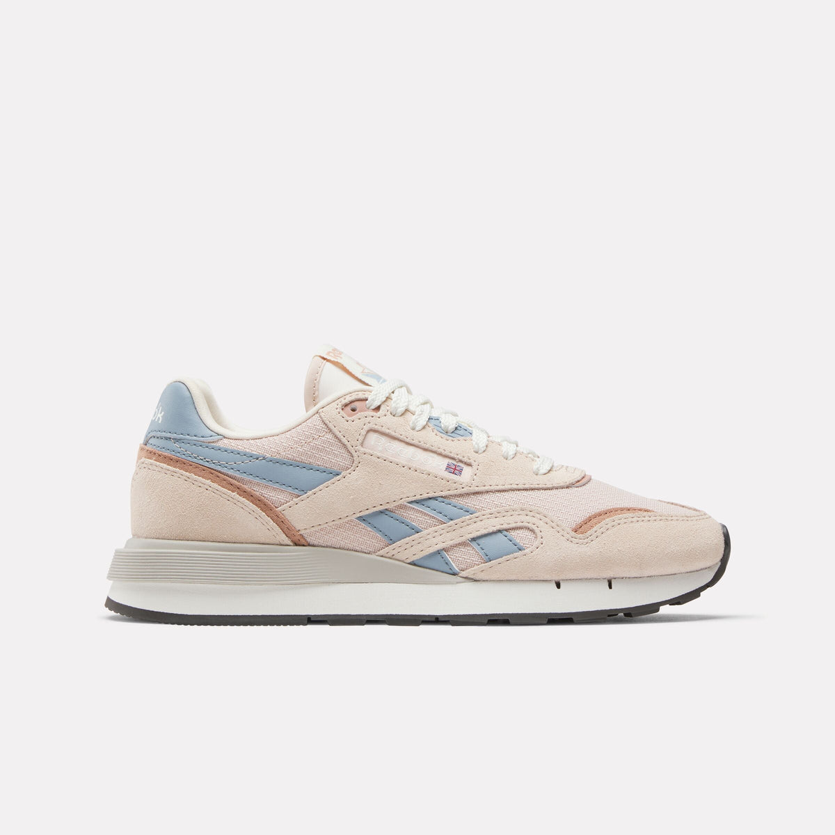 Reebok Womens Classic Nylon 89 Mutedclay/Pinkclay/Leisureblue