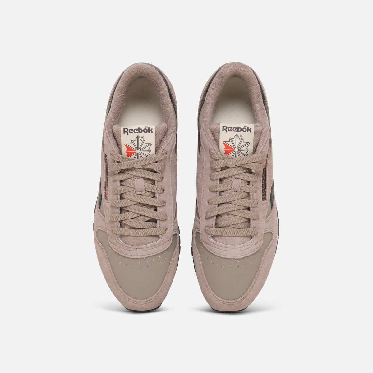 Reebok Unisex Adults Classic Leather Grey/Washed Black/Energy Red