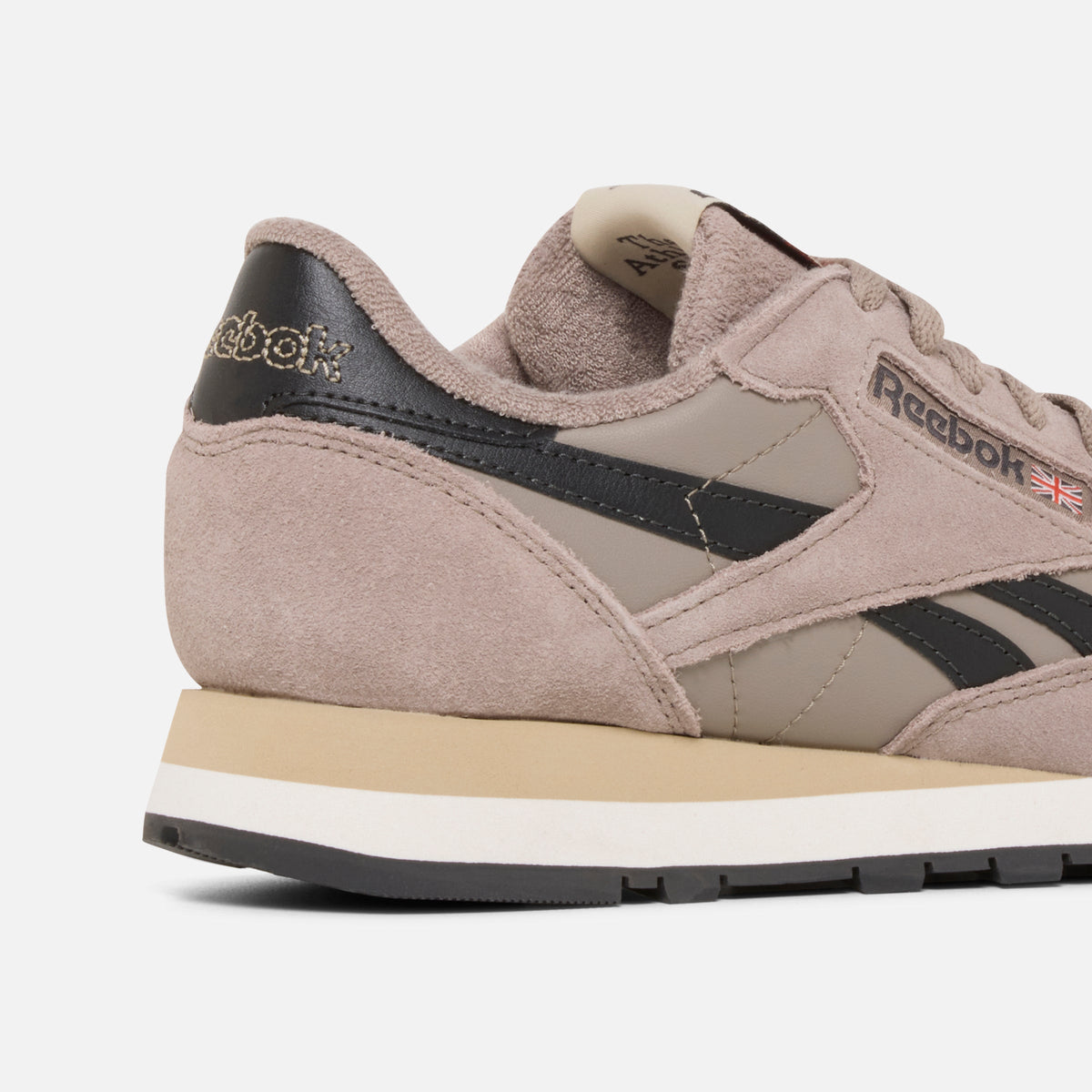 Reebok Unisex Adults Classic Leather Grey/Washed Black/Energy Red