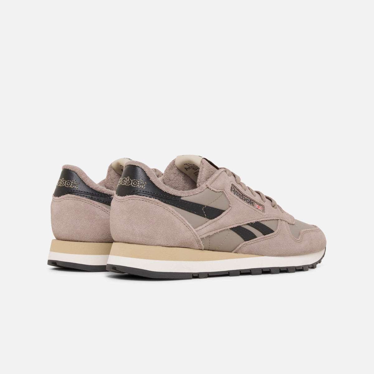 Reebok Unisex Adults Classic Leather Grey/Washed Black/Energy Red