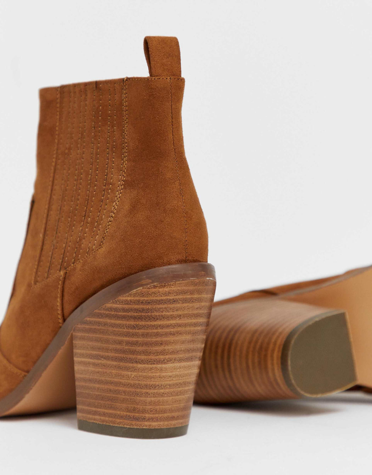 Asos Design Wide Fit Elliot Western Ankle Boots