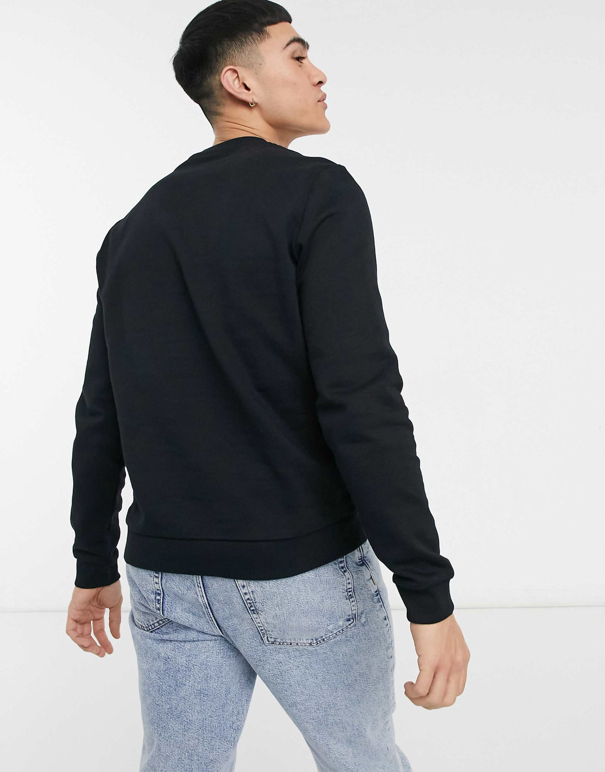 Asos Design Sweatshirt In Black